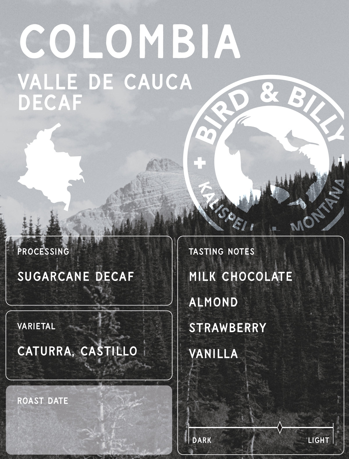 Colombia Valle De Cauca Decaf
